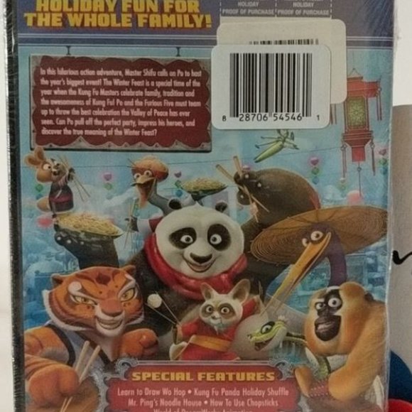 🍀 DreamWorks Kung Fu Panda Holiday DVD Brand NEW 🍀 - Picture 5 of 5